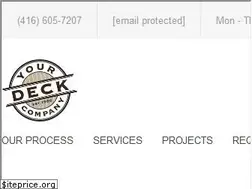 Sites similar to yourdeck.ca