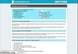 Sites similar to yourduedate.com