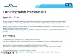 Sites similar to yourenergyrebate.ns.ca