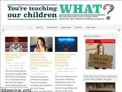 Sites similar to youreteachingourchildrenwhat.org
