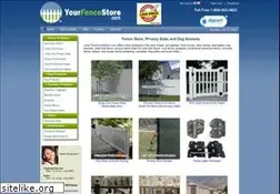 Sites similar to yourfencestore.com