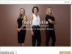 Sites similar to yourfootdoc.com