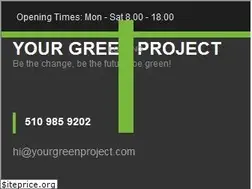 Sites similar to yourgreenproject.com