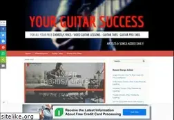 Sites similar to yourguitarsuccess.com