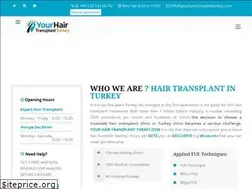 Sites similar to yourhairtransplantturkey.com