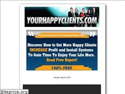 Sites similar to yourhappyclients.com