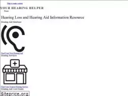 Sites similar to yourhearinghelper.com