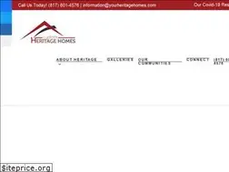 Sites similar to yourheritagehomes.com