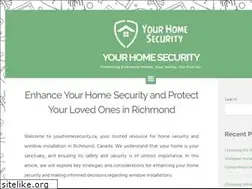 Sites similar to yourhomesecurity.ca