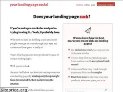 Sites similar to yourlandingpagesucks.com