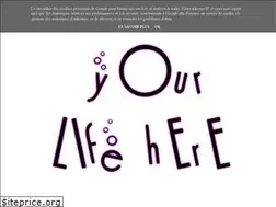 Sites similar to yourlifehere1.blogspot.com