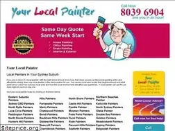 Sites similar to yourlocalpainter.com.au
