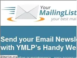 Sites similar to yourmailinglistprovider.com