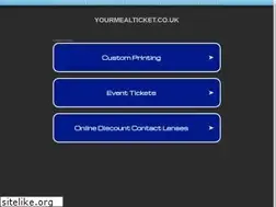 Sites similar to yourmealticket.co.uk