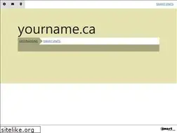 Sites similar to yourname.ca