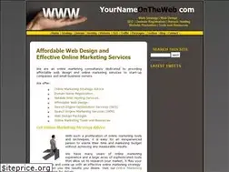 Sites similar to yournameontheweb.com