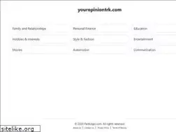 Sites similar to youropiniontrk.com