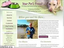 Sites similar to yourpetsfriend.net