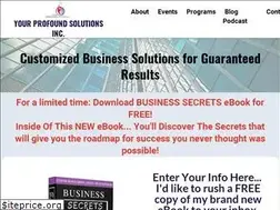 Sites similar to yourprofoundsolutions.com