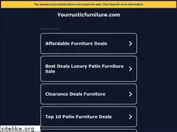 Sites similar to yourrusticfurniture.com