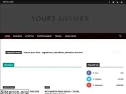Sites similar to yoursanswer.com