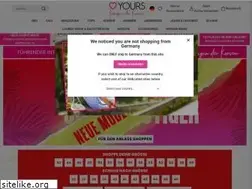 Sites similar to yoursclothing.de