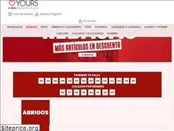 Sites similar to yoursclothing.es