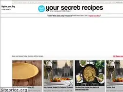 Sites similar to yoursecretrecipes.com