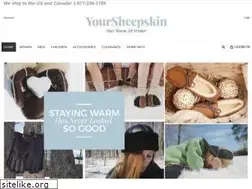 Sites similar to yoursheepskin.com