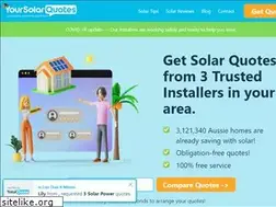 Sites similar to yoursolarquotes.com.au