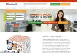 Sites similar to yourspanishtranslation.com