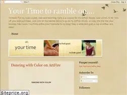 Sites similar to yourtimerambles.blogspot.com