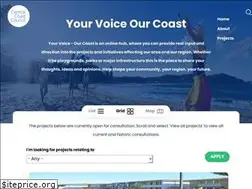 Sites similar to yourvoiceourcoast.com