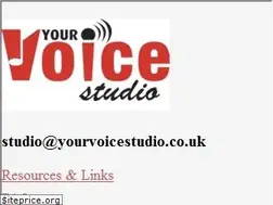 Sites similar to yourvoicestudio.co.uk