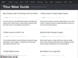 Sites similar to yourwearguide.com