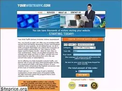 Sites similar to yourwebtraffic.com