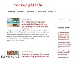 Sites similar to yourweight.info
