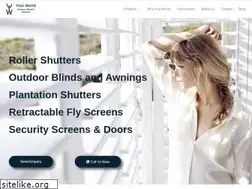 Sites similar to yourworldblindsnshutters.com.au