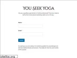 Sites similar to youseekyoga.com