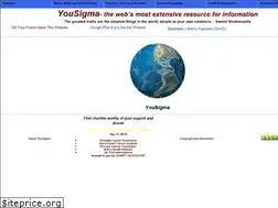 Sites similar to yousigma.com