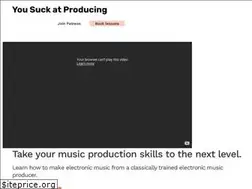 Sites similar to yousuckatproducing.com