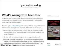 Sites similar to yousuckatracing.wordpress.com