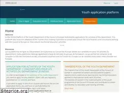 Sites similar to youthapplications.coe.int