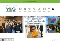 Sites similar to youthcommunityservice.org