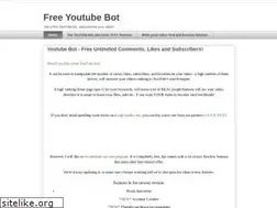 Sites similar to youtubebotforfree.blogspot.com