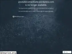 Sites similar to youtubecomactivate.wordpress.com