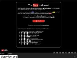 Sites similar to youtubehaiku.net