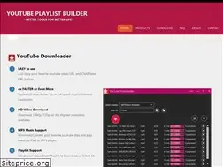 Sites similar to youtubeplaylistbuilder.com