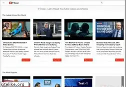 Sites similar to youtuberead.com