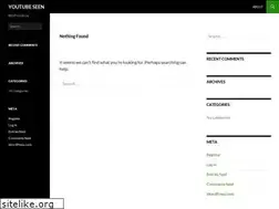 Sites similar to youtubeseen.wordpress.com